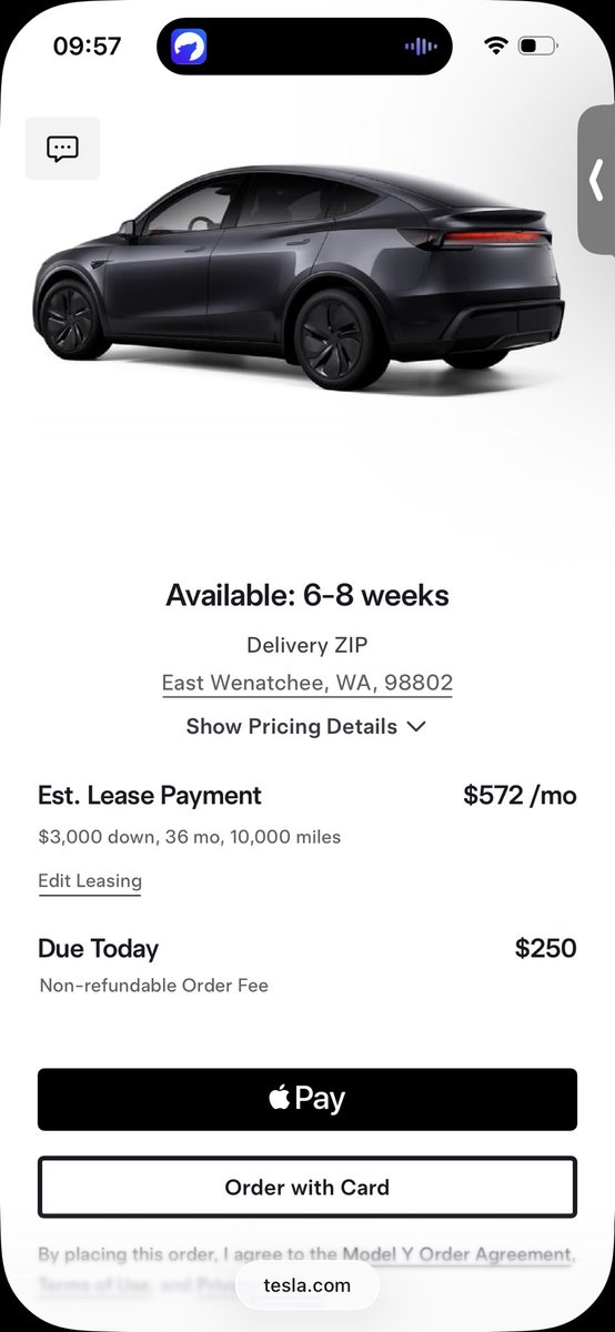 nowteslafy's tweet image. Iβm already seeing 6-8 weeks for delivery of a new Model Y if not taking an inventory model. Order your tesla today to take advantage of the $7500 tax credit and beat the end of September rush!
Get 3 months FSD: ts.la/shon70977