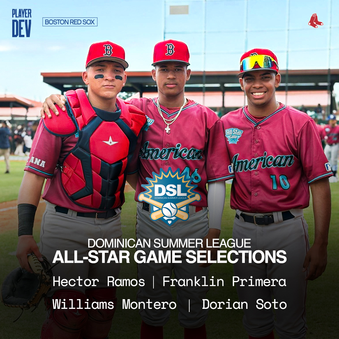 RedSoxPlayerDev's tweet image. Congratulations to our Dominican Summer League All-Stars! 🌟