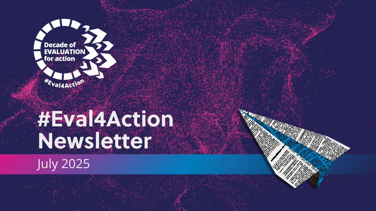 msegone's tweet image. Catch up on two big announcements in the July #Eval4Action newsletter.

Introducing
🚩Eval4Action 2.0
📺Future of Evaluation dialogues - New monthly series, first one on 12 Aug #YouthDay

More on #EvalTorch relays in July &amp;amp; evaluation community news
📫eval4action.org/post/eval4acti…