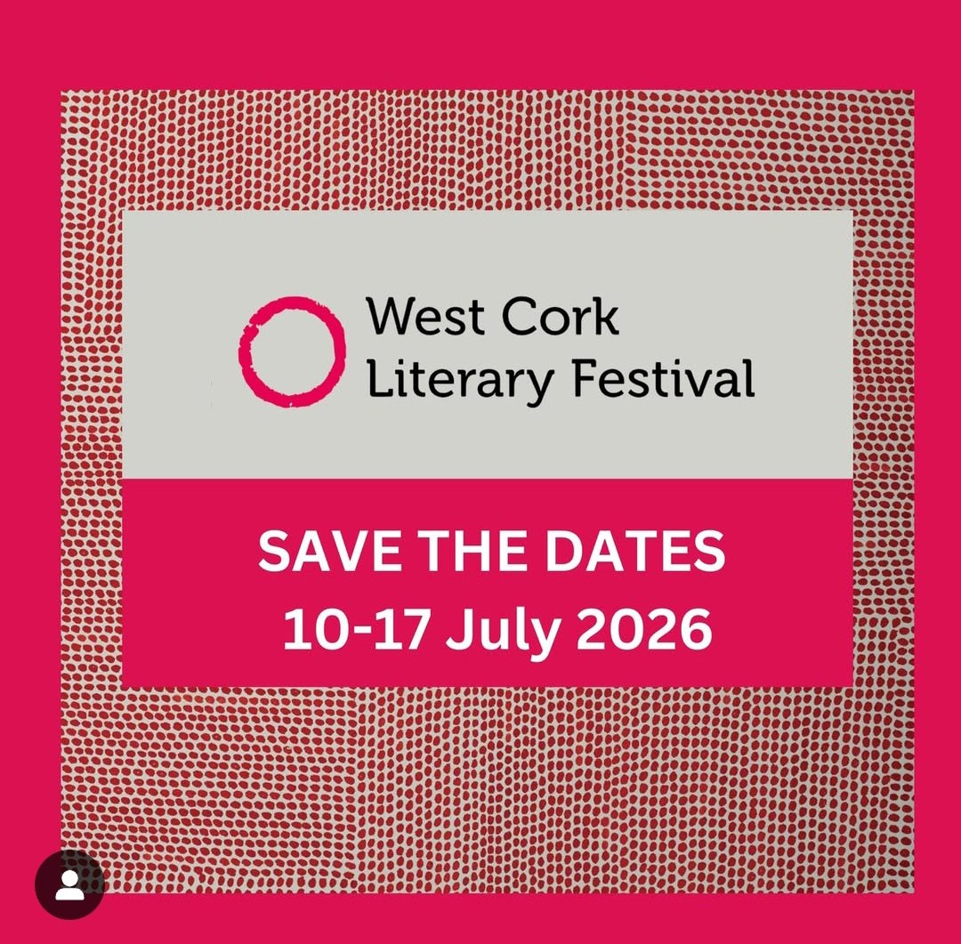 wcorklitfest's tweet image. Mark your calendars, book your annual leave and come and see us in #Bantry next summer ☀️ ❤️#SaveTheDate 10-17 July 2026