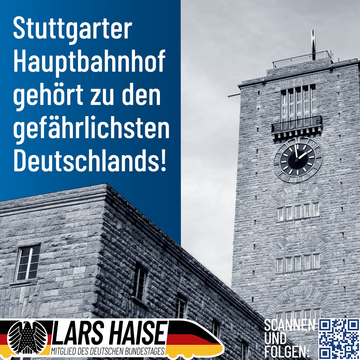 LarsHaise's tweet image. Die Zahl der Gewaltdelikte an deutschen Bahnhöfen ist zuletzt deutlich gestiegen. Auch wenn die Vorfälle an der Dauerbaustelle Stuttgarter Hauptbahnhof zuletzt leicht zurückgegangen sind, bleibt er weiterhin einer der gefährlichsten Bahnhöfe Deutschlands.
Diese Entwicklung…