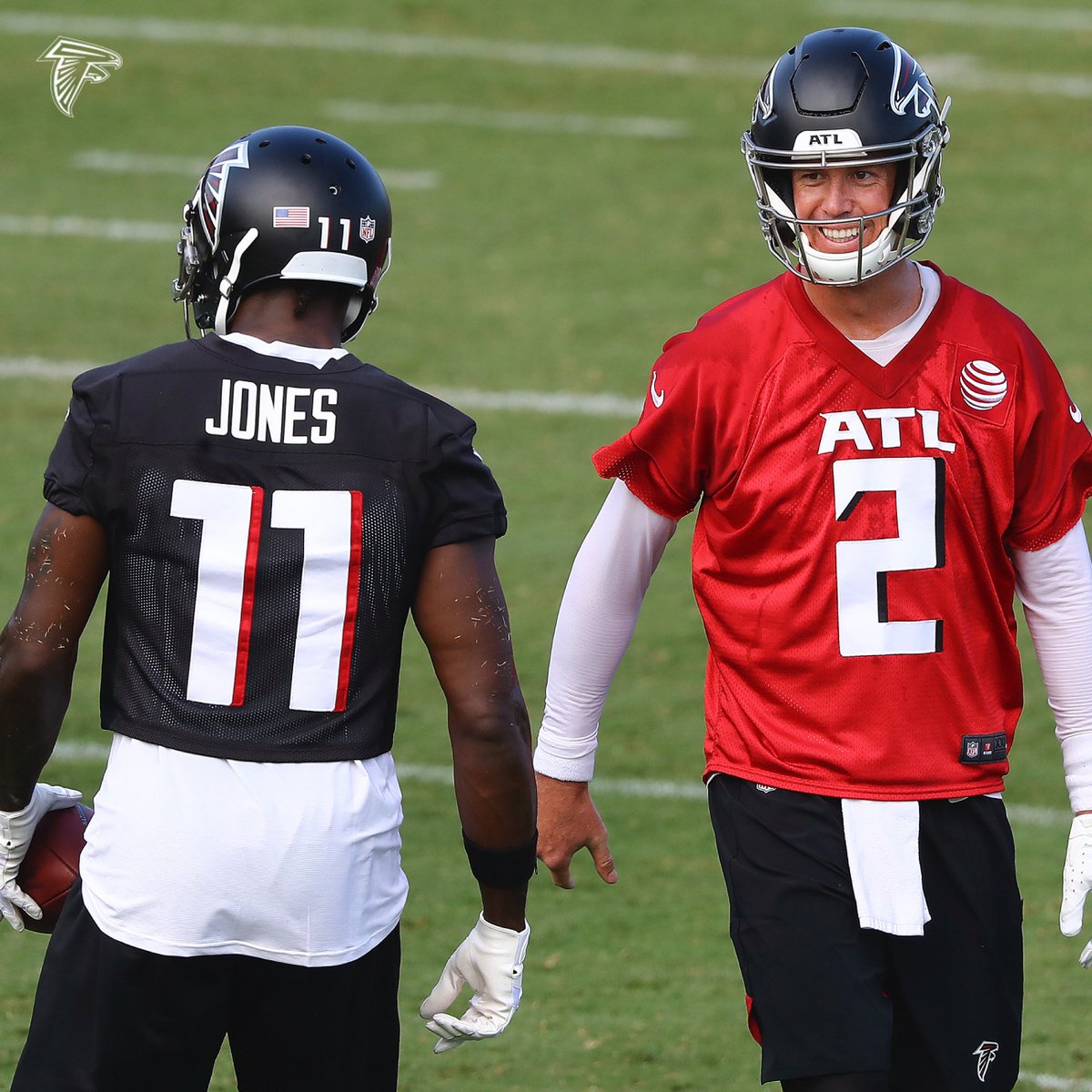 Camp vibes 😎

<a href="/juliojones_11/">Julio Jones</a> x <a href="/M_Ryan02/">Matt Ryan</a>