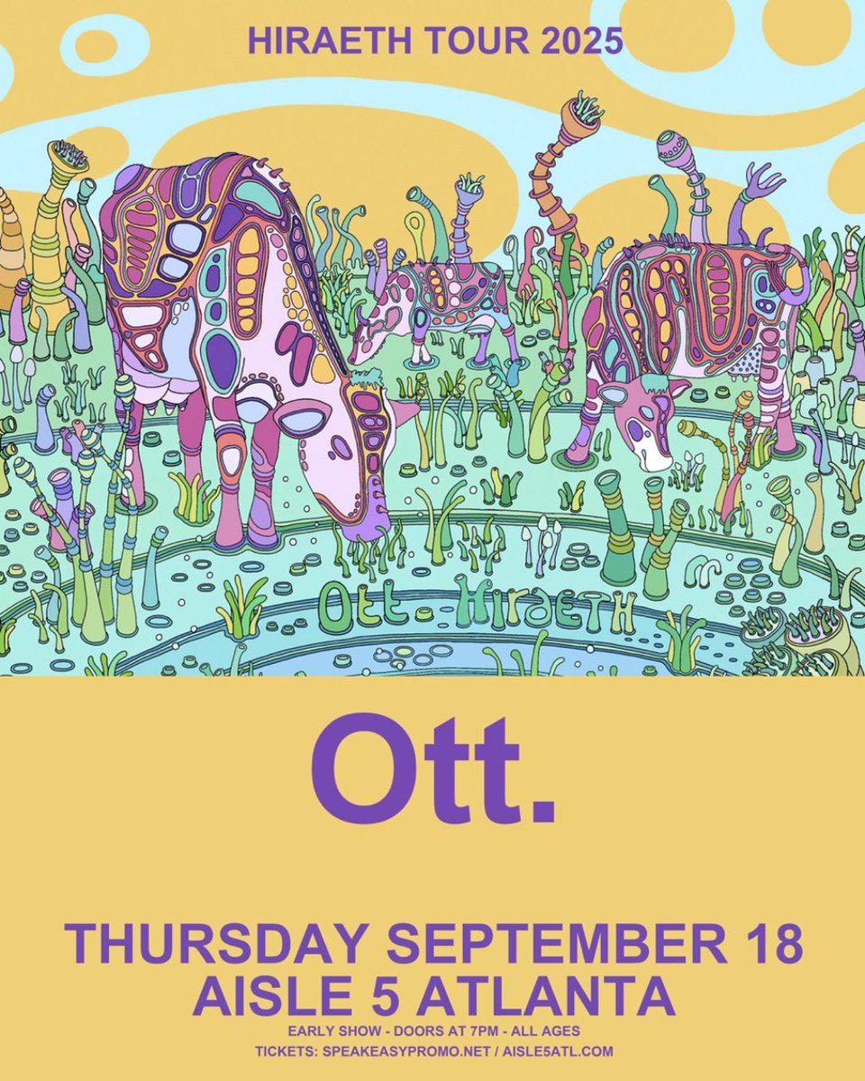 SpeakeasyPromo's tweet image. NEW ONE :: Ott. plays Aisle 5 on Thursday September 18th. Early show with doors at 7.
Tix: eventim.us/otta5