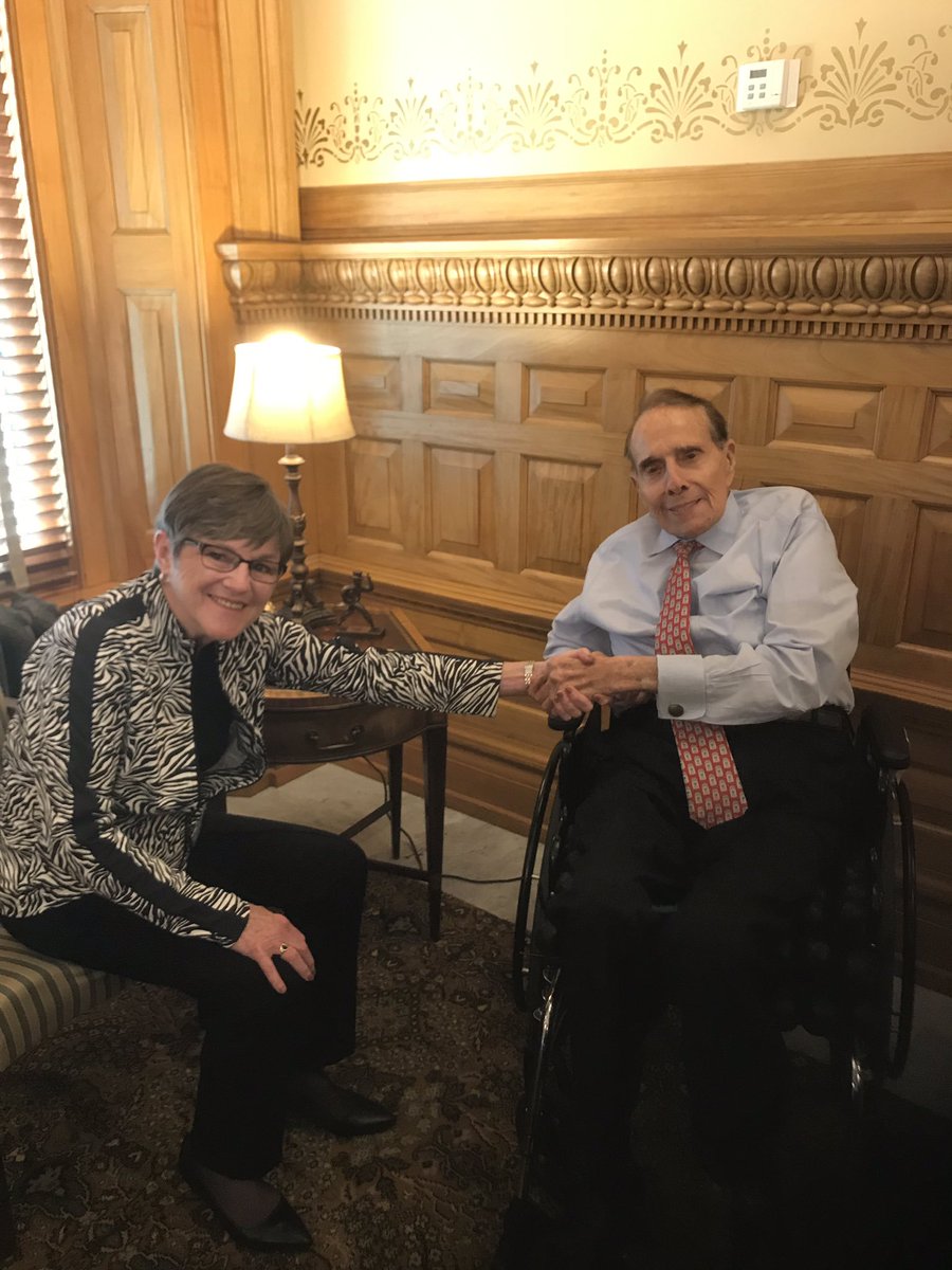 GovLauraKelly's tweet image. Senator Bob Dole was a veteran, principled leader, and passionate public servant. From his work to pass the Americans with Disabilities Act to his efforts to protect Social Security, he embodied everything good about Kansas. On his 102nd birthday, we remember his enduring legacy.