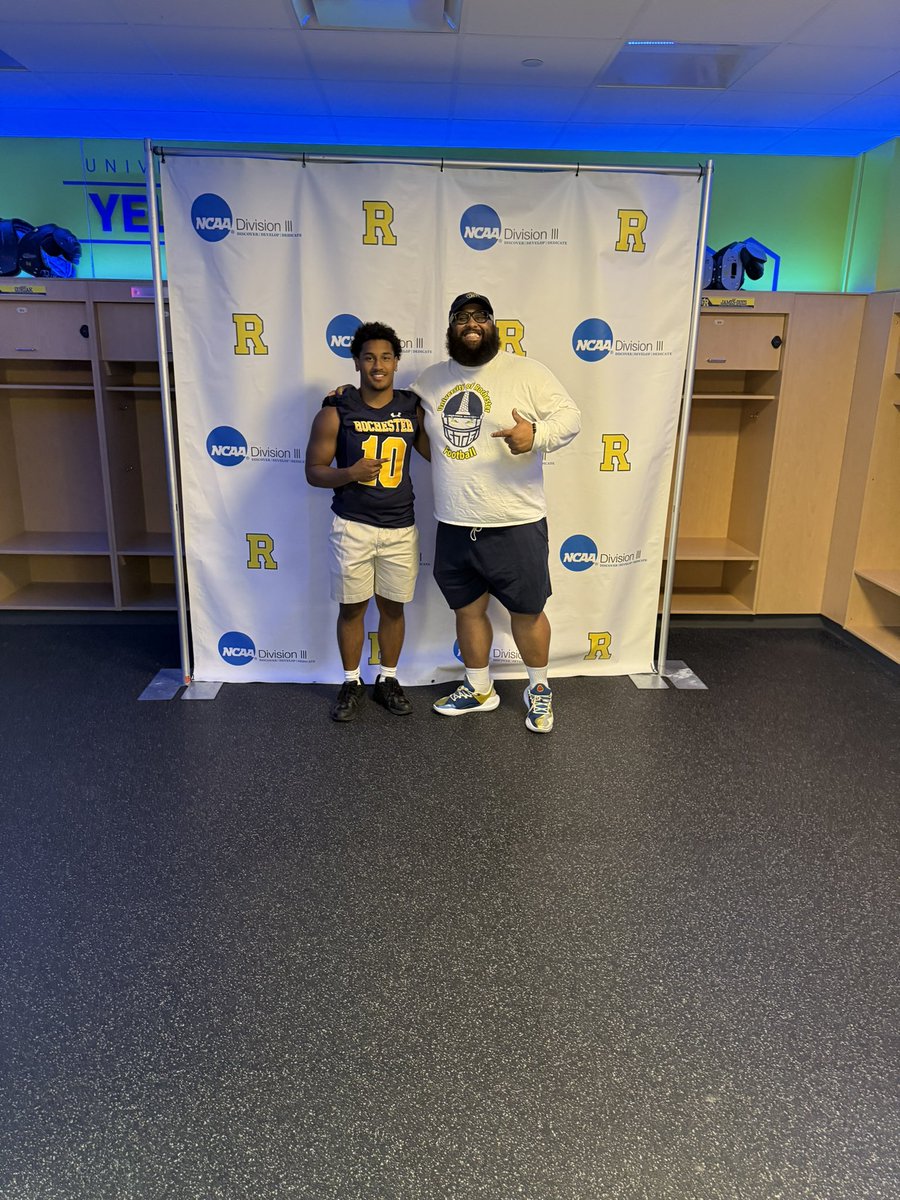 After a great visit and conversation with <a href="/IamcoacHHeav/">Jason Henshaw</a> at <a href="/UofRFootball/">Rochester Football</a> I am excited to say I have received an offer from the University of Rochester.