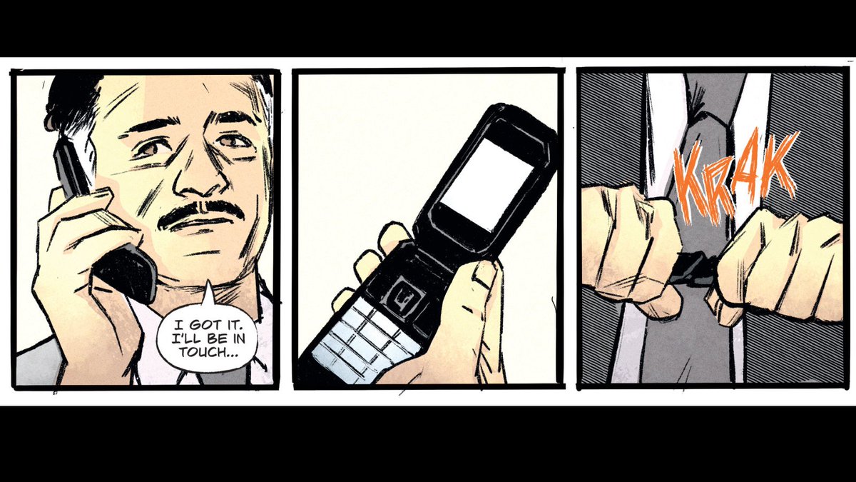 Comixology's tweet image. For Peter Stillman, this file and these directions are just another day at work. As a hitman.
Written by @CurtPires, art by @sunandoisms and color by @pleurgh, the first issue of Comixology Originals’ Stillman uncovers how the rest of that day plays out. amzn.to/44WeaZF