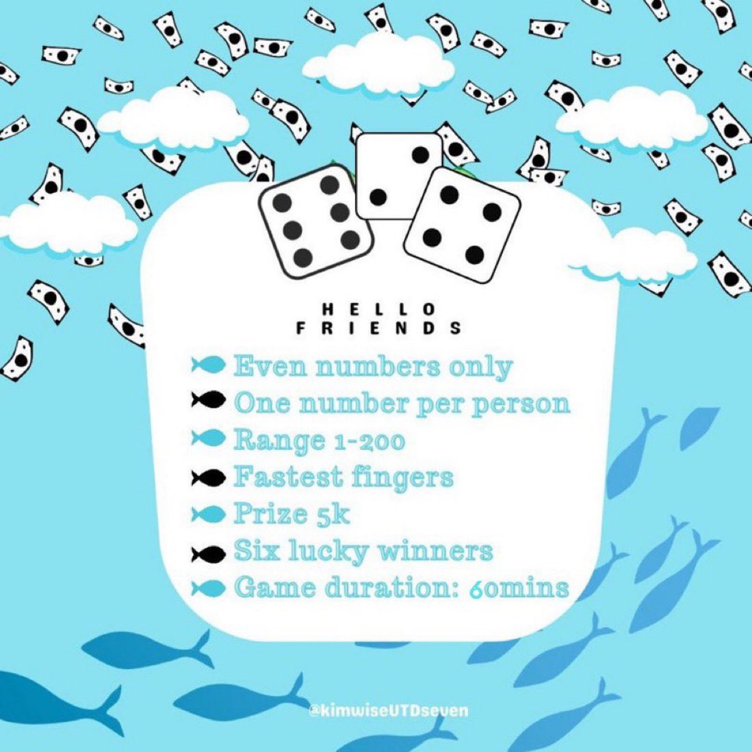 EVEN NUMBERS
Pick one (1) even number from 1-200 😎
Like and Repost to participate 👌 
Entry closes in an hour time ⏰ 
Fastest fingers with any of the winning numbers 🥇
Bot accounts without real names are automatically disqualified ❌
Multiple entries get you blocked 🧱
