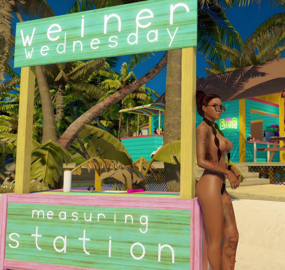 Ugh a day early 😔 maybe <a href="/CinAnnabun3dx/">Cinannabun</a> will let me camp out so I don’t loose my front row spot 🤔 📏💋 <a href="/3dxchat/">3DXChat</a> @3dxchatgame #3dxchat #3dxchatgame #virtualphotography #3dxchatgirl