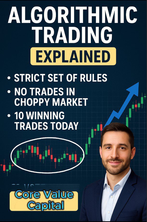 Corevaluecap's tweet image. Algorithmic Trading System Avoided 4 Days of Bad Trades – Then Hit 10 Wi... youtube.com/shorts/IhDV6ZZ… via @YouTube

Algorithmic trading isn’t about taking trades every day — it’s about following a strict set of rules.

In this video, we break down how our system avoided 4 days of…