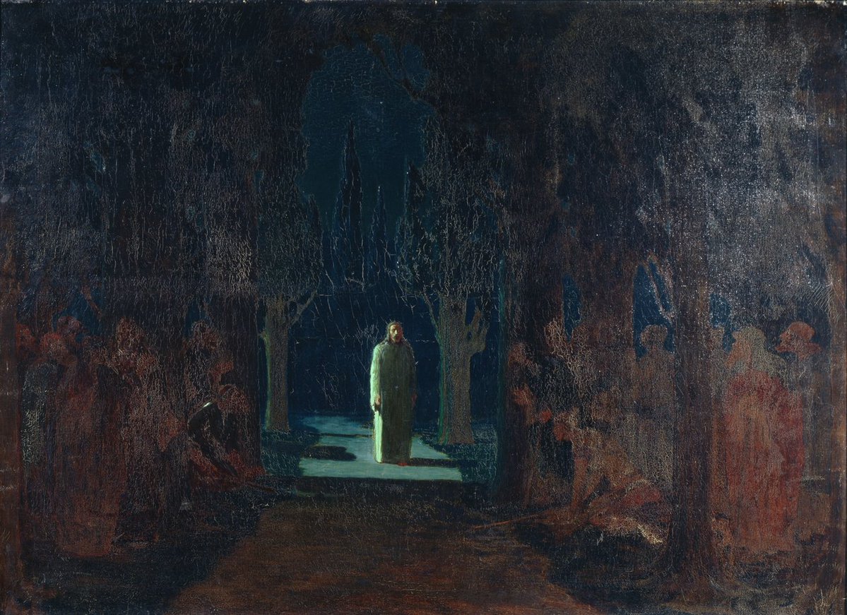Seleuko_'s tweet image. Cristo en el jardín de Getsemaní
— Arkhip Kuindzhi, año 1901