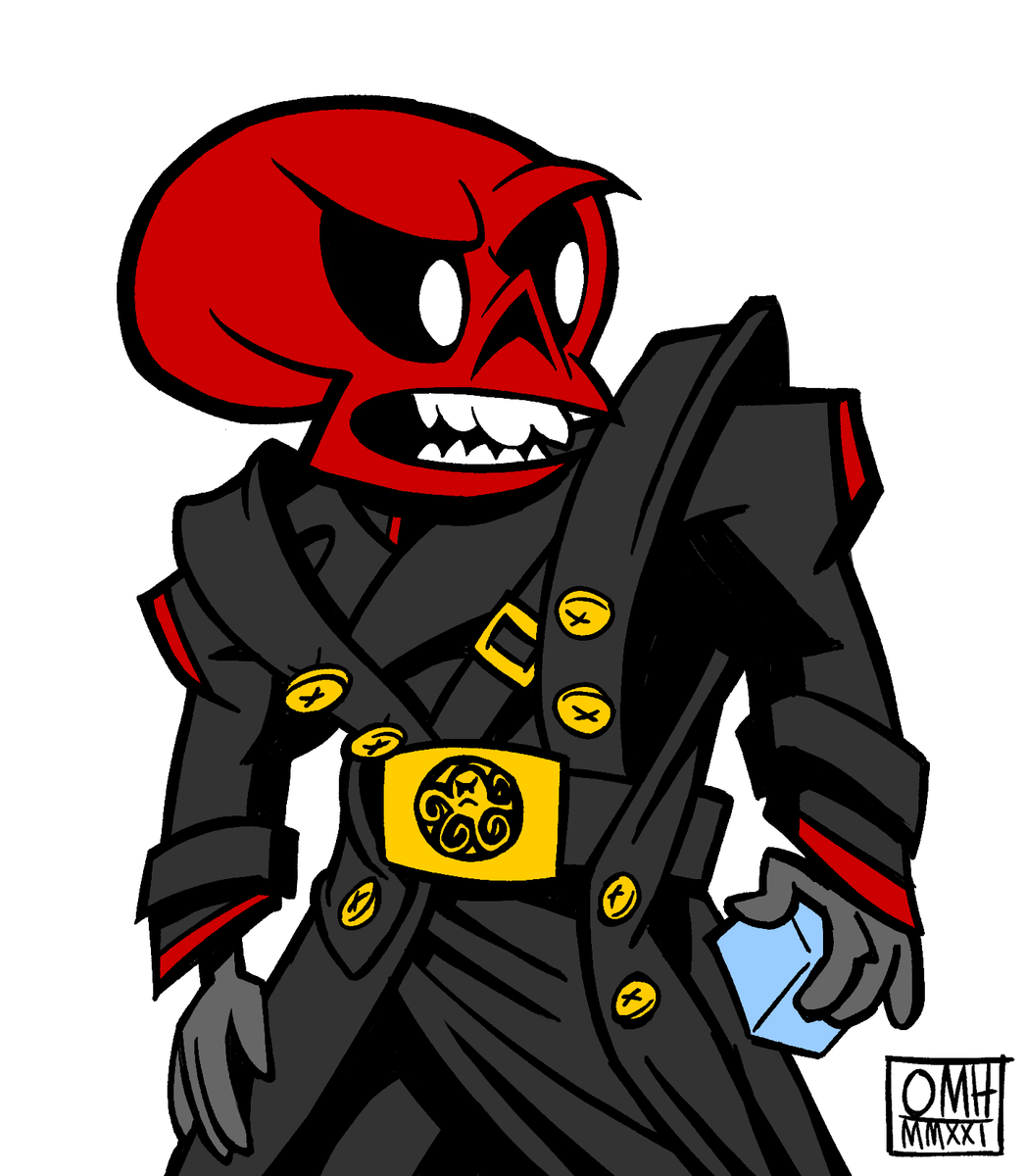 Everyone's favorite fashion-forward fascist: The Red Skull! 
#redskull #marvel #sketch #art #freelancer #cartoon #villain #mcu #illustration #HailHydra #hydra #drawing