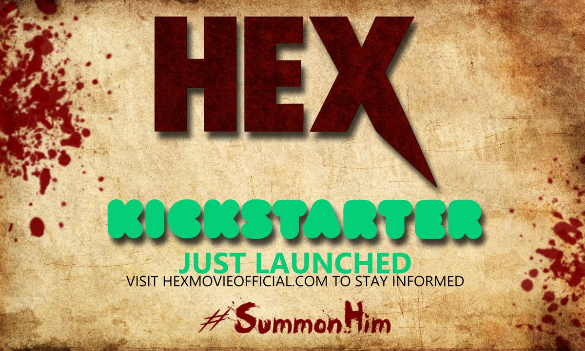 MovieHex's tweet image. We're LIVE! Look for rewards such as enamel pins, posters, blu rays, credits, and more! There is something for every type of horror fan.
@Kickstarter
#hexmovieofficial #hexmovie #summonhim #80shorror #90shorror #horrorfilm #horrormovies #horrorlovers