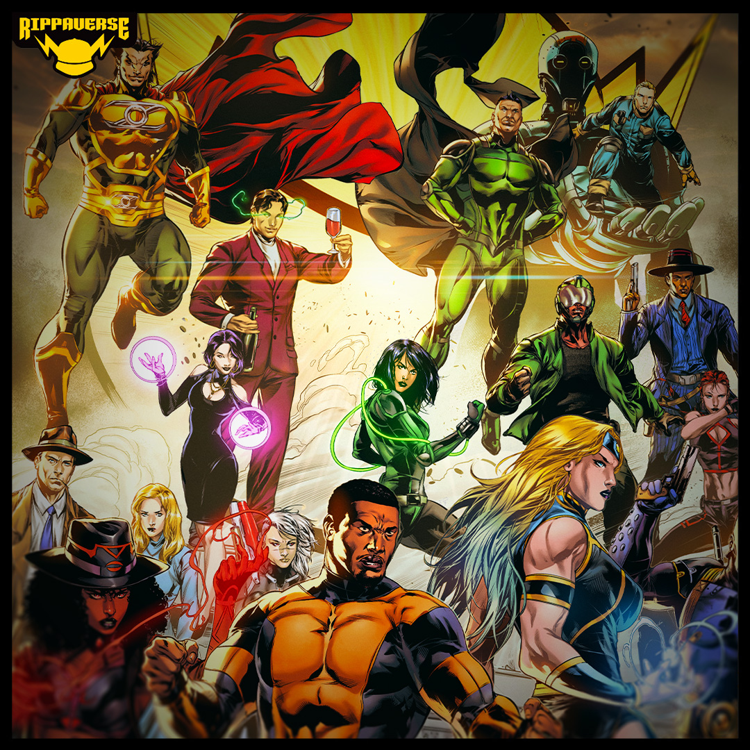 TheRippaverse's tweet image. Caanan White and Marcos Martins bring the cast of the Rippaverse to beautiful and vibrant life on the Standard Hardcover Edition of our Years 1-3 Omnibus! Whether you're catching up, diving in, or showing off your fandom, this 1,300+ page collection is for you! #Rippaverse…