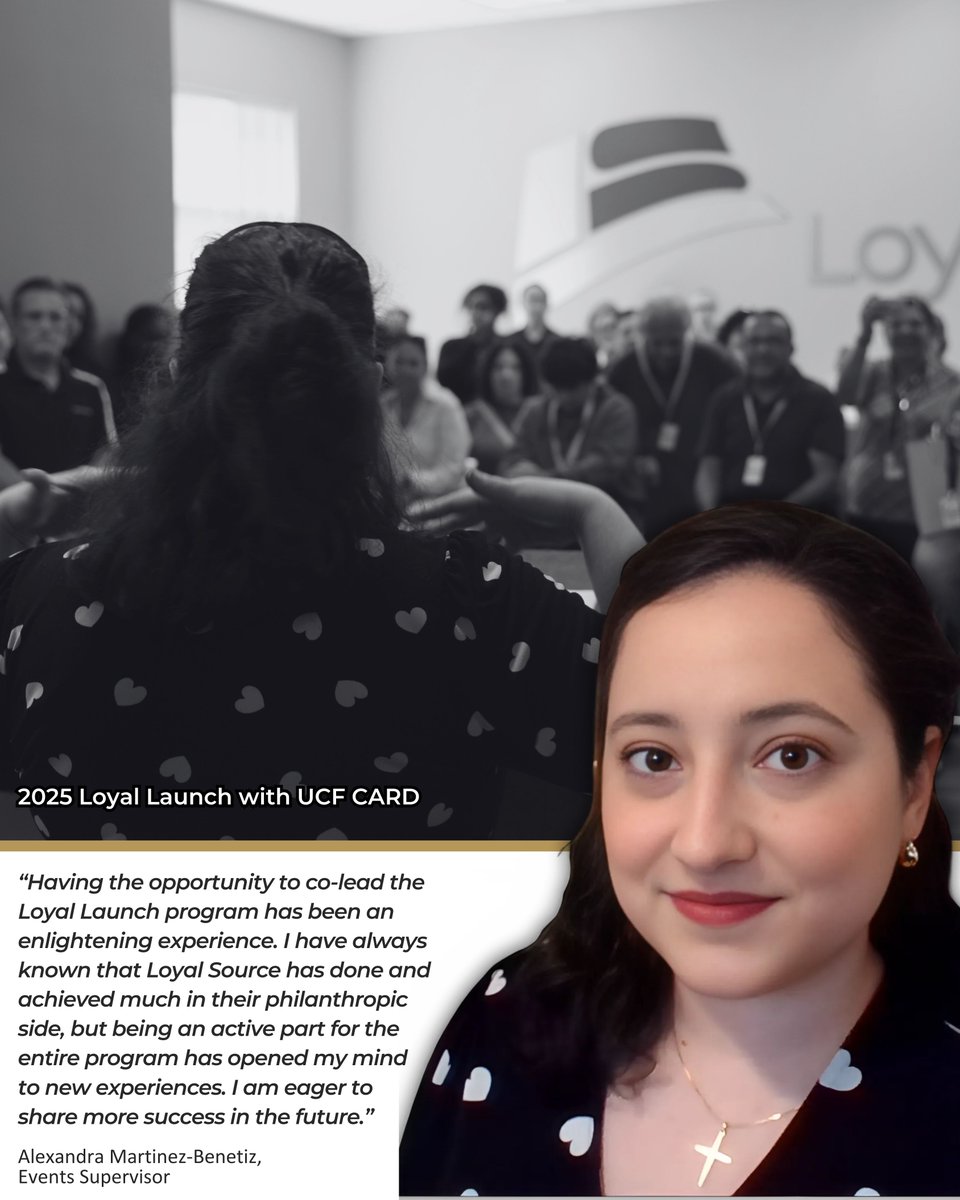 #TrainingTuesday Spotlight!

We're taking a moment to give a huge shout-out to our 2025 Loyal Launch Chair and Co-Chair for their incredible dedication in creating an unforgettable experience for our UCF CARD and PALS interns in their professional development journey👏