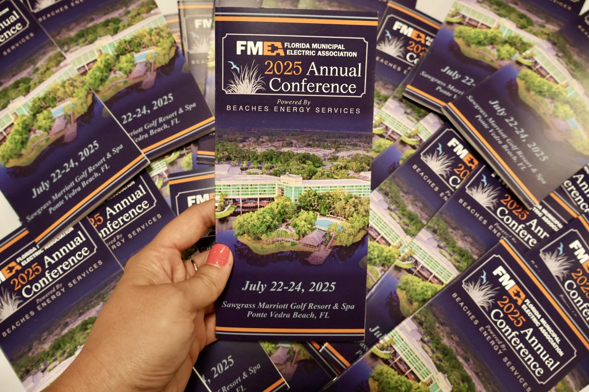flpublicpower's tweet image. The registration desk is open for our 2025 FMEA Annual Conference! Come check in with us until 5 p.m. Then be sure to catch up with friends and colleagues later this evening at the welcome reception. #FLPublicPower #PublicPower