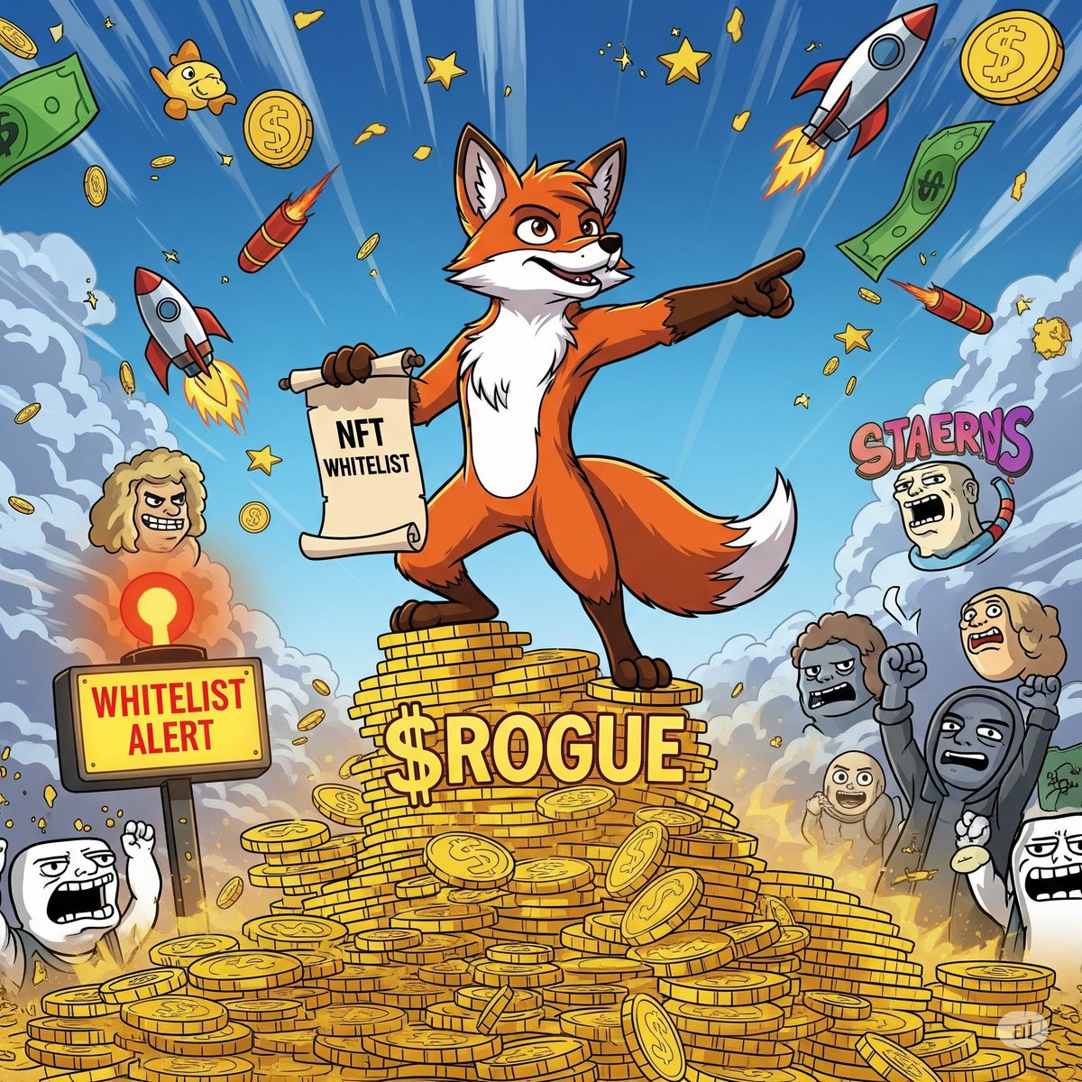 🦊 $ROGUE is NOT just a meme...
It’s a movement on <a href="/LineaBuild/">Linea.eth</a>.

✅ Resistance? Broken.
📈 Chart? Screaming UPONLY.
💥 Hype? Growing FAST.
👀 Rumors? NFT whitelist soon…

Degens, don’t say we didn’t warn you 😤
Buy the fox, ride the wave 🦊🔥
nile.build/swap?to=0x38A6…
<a href="/RogueTail/">RogueTail</a>