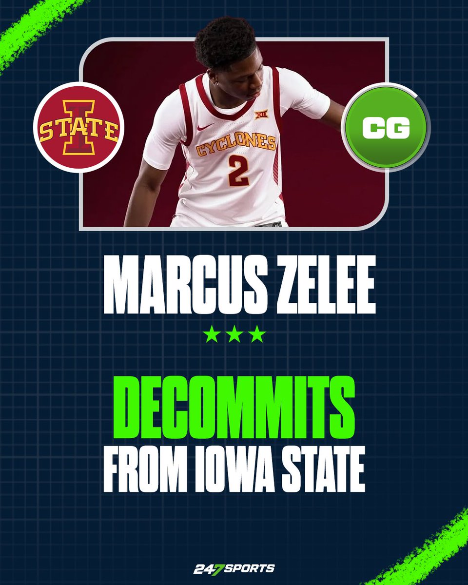 BJenkins247's tweet image. Three-star guard Marcus Zelee has decommitted from #IowaState, he tells @247Sports.
A 6-foot-2 lead guard out of Cedar Ridge High (TX) Zelee is a constant paint toucher who is one of the top on-ball defenders in the Lone Star State.
𝐏𝐑𝐎𝐅𝐈𝐋𝐄 247sports.com/player/marcus-…