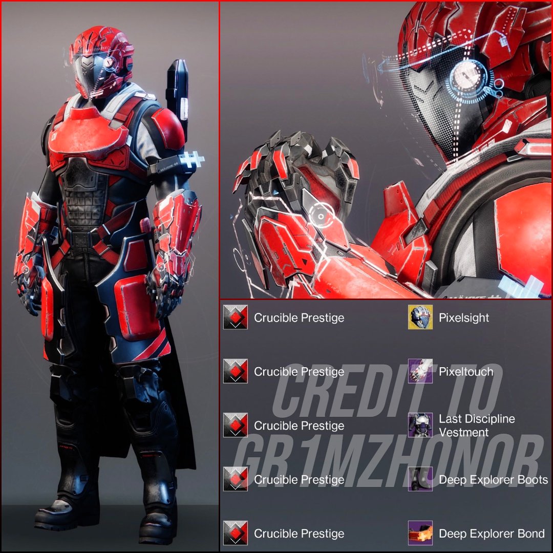 KrypzYT's tweet image. Combat Medic Warlock Fashion!
Credit to Gr1mzhonor from my Discord!
Follow for more Destiny 2 Fashion!