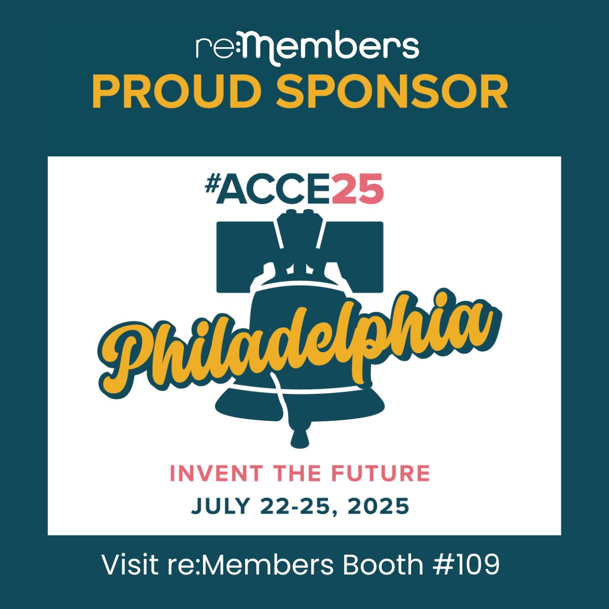 re:Members will be at ACCE 25! Our session, presented by Jason Vance, From Manual to Magical: How Smart Chambers Recruit, Retain and Manage Their Membership, will begin promptly on July 24th at 2:00 PM – 2:25 PM, Room 112AB. Can't wait to see you there! 🚀
loom.ly/keRky8Y