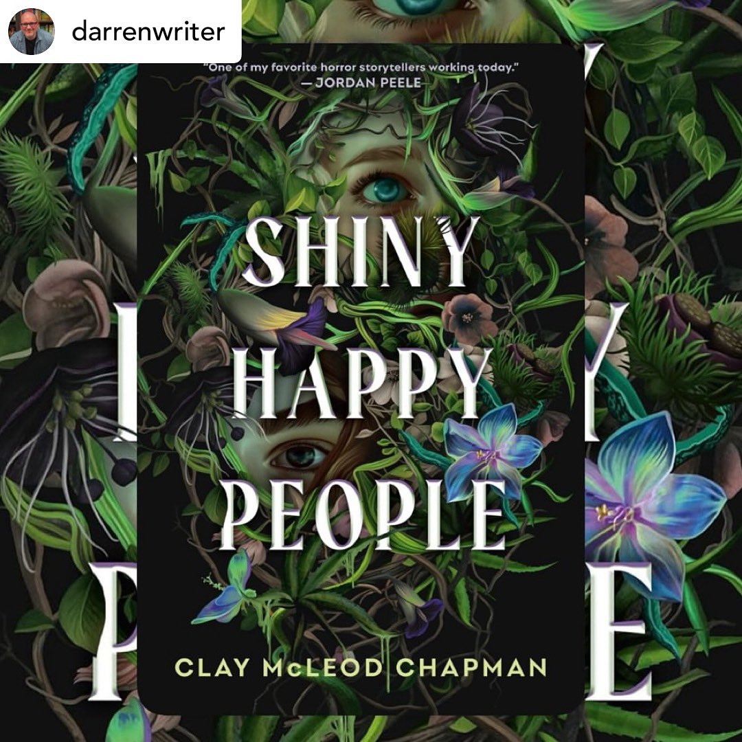 claymcleod's tweet image. 🫀🫀🫀🫀🫀• @darrenwriter What, you thought Clay was going to go EASY on you? Because this is YA?? Oh no, my friends. No no no. In SHINY HAPPY PEOPLE, @claymcleod’s YA horror coming out in November, Clay holds nothing back. It’s a masterpiece of eerie unease, creeping dread