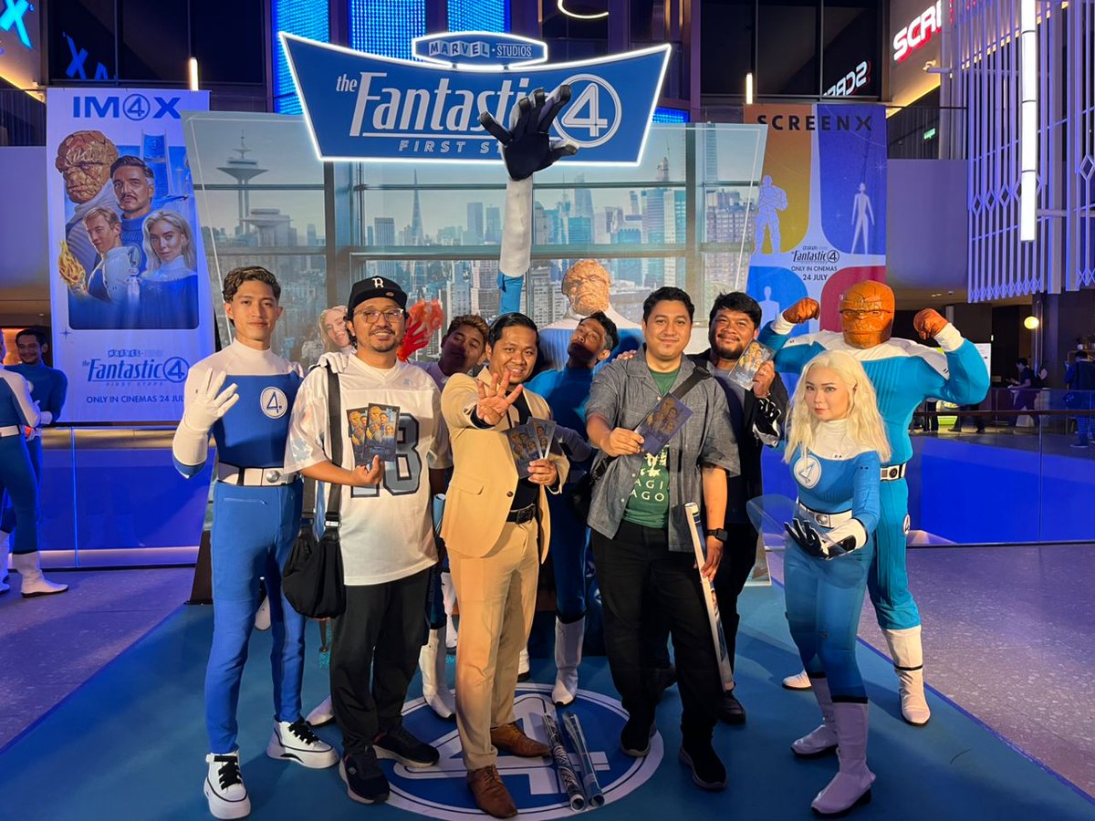 hdabdhmd's tweet image. Fourth time the charms I guess. They finally did a 'fantastical' movie with the aesthetics of retro futurism as a wholesome elseworld for Marvel. Great balance of sci-fi, superhero & emotional beat. Great music score! Great Galactus! #TheFantasticFourFirstSteps #HDABDHMD