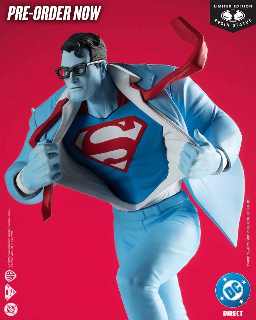 mcfarlanetoys's tweet image. #Superman™ 1:10th scale #DCDirect resin statue based on the artwork by #ClaytonHenry is available for pre-order for a LIMITED TIME at select retailers!
➡️bit.ly/SupermanbyClay…
#SupermanRedandBlue statue stands approximately 6.3” tall & is hand-numbered on base
#McFarlaneToys