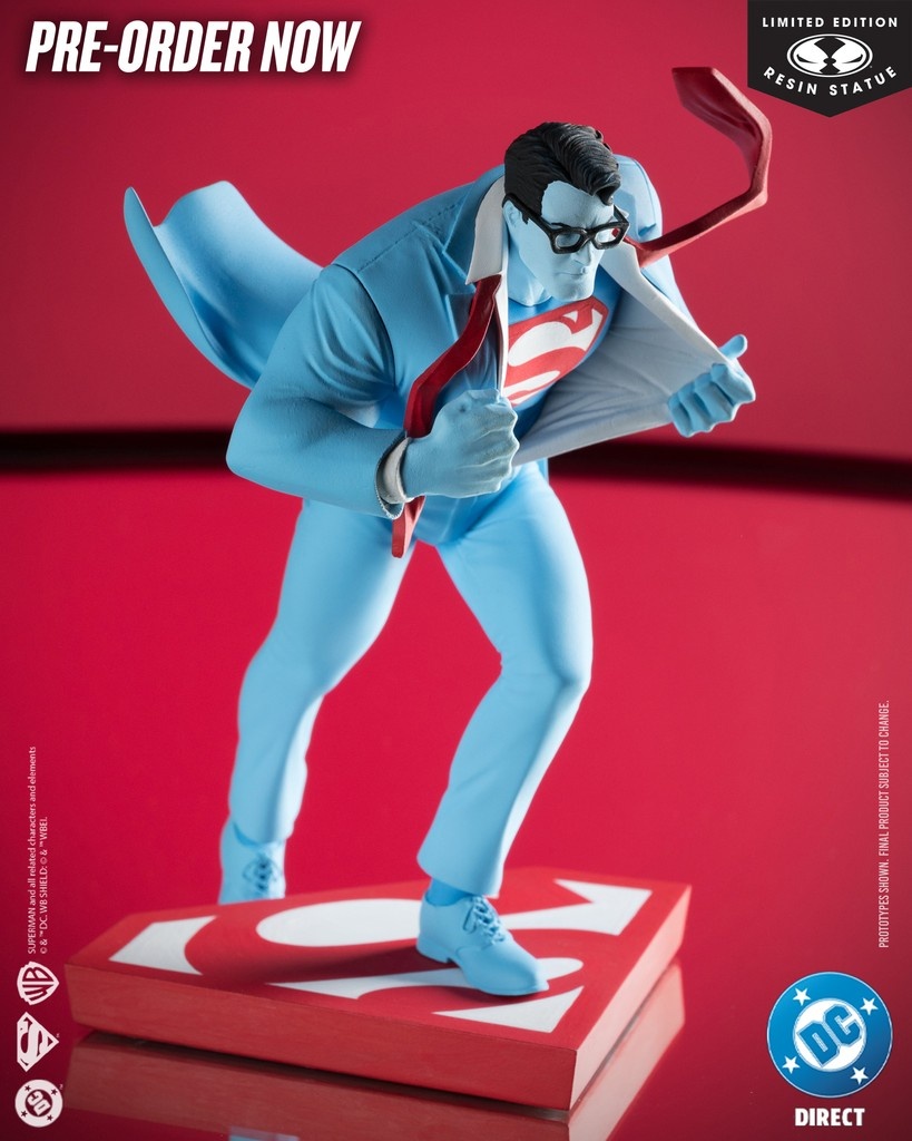 mcfarlanetoys's tweet image. #Superman™ 1:10th scale #DCDirect resin statue based on the artwork by #ClaytonHenry is available for pre-order for a LIMITED TIME at select retailers!
➡️bit.ly/SupermanbyClay…
#SupermanRedandBlue statue stands approximately 6.3” tall & is hand-numbered on base
#McFarlaneToys