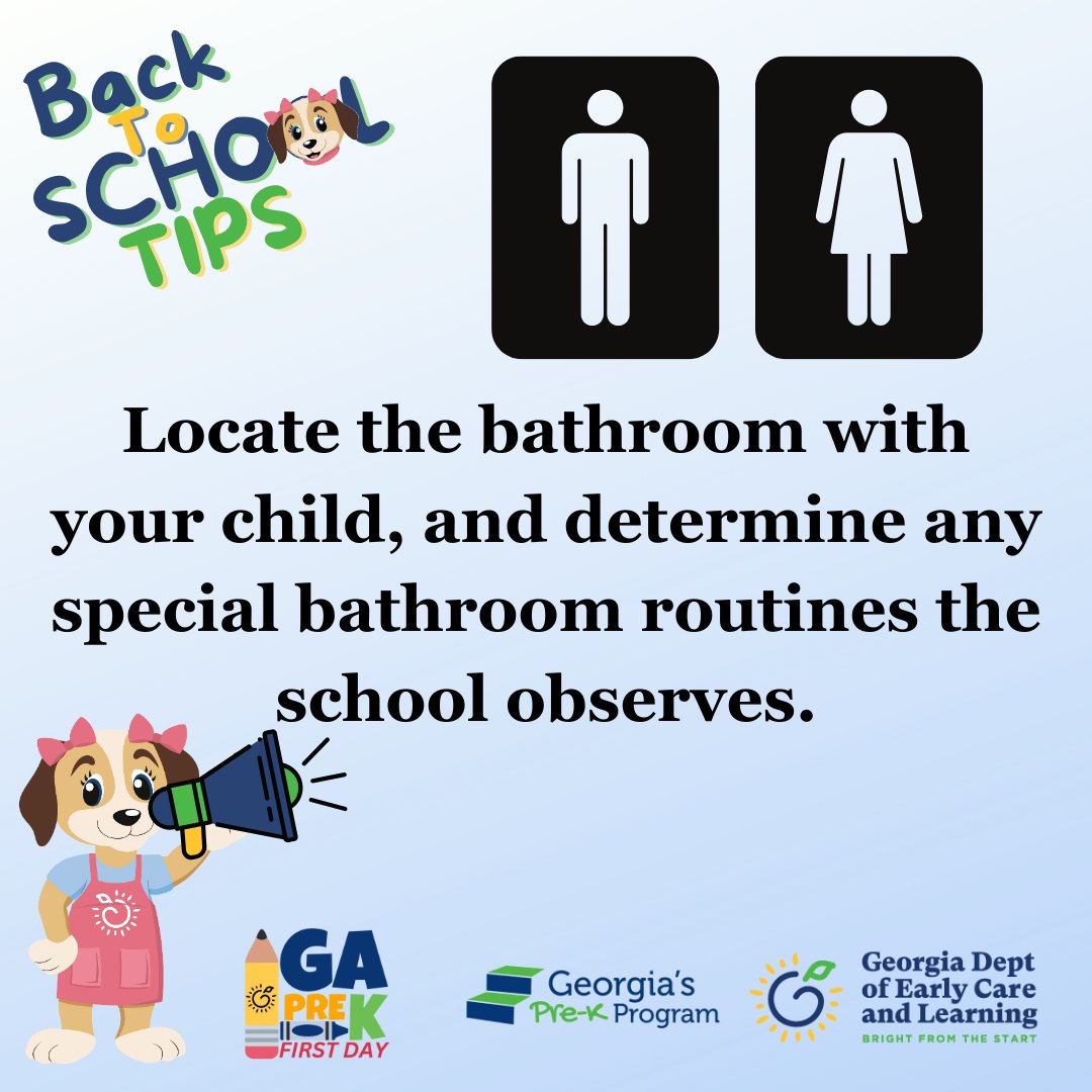 Bright from the Start (@gadeptearlycare) on Twitter photo Here is a tip for a great #GaPreKFirstDay. Follow along with DECAL social media as we give tips for a GREAT #GaPreKFirstDay. #prek #parents #teachers #prekteacher #earlyeducation #Georgia #educate #schooldays #firstdayofschool Here is a tip for a great #GaPreKFirstDay. Follow along with DECAL social media as we give tips for a GREAT #GaPreKFirstDay. #prek #parents #teachers #prekteacher #earlyeducation #Georgia #educate #schooldays #firstdayofschool