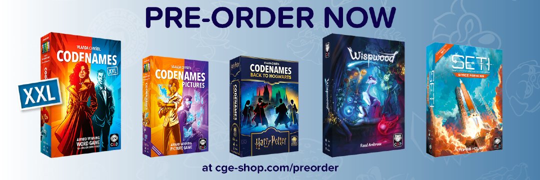 News just dropped including an all new Codenames experience inspired by the Wizarding World and XXL version of refreshed Codenames! 🥳 Pre-order here: f.mtr.cool/lwkspxqeqd