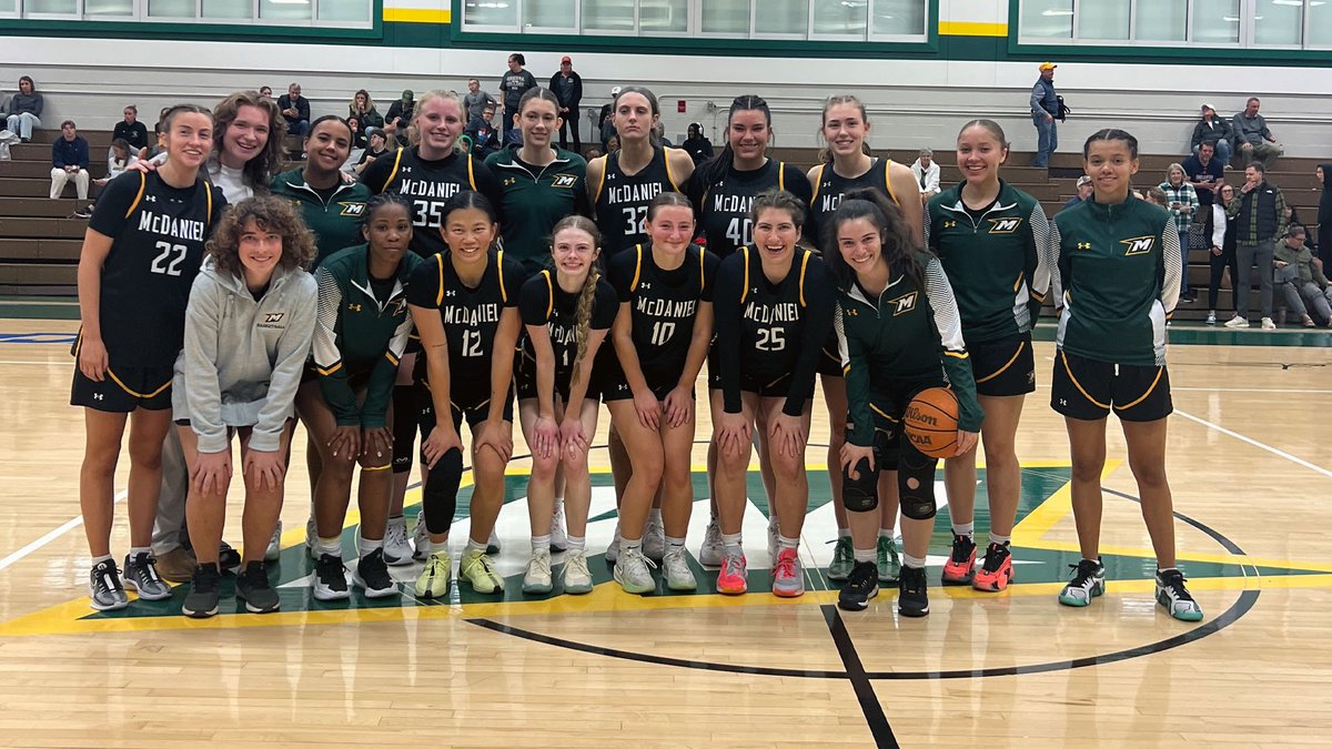 McDaniel College Athletics (@mcdanielsports) on Twitter photo On Tuesday, <a href="/McDaniel_WBB/">McDaniel Women’s Basketball</a> was honored by the <a href="/WBCA1981/">Women’s Basketball Coaches Association</a> as an Academic Top 25 Team of special mention for the third consecutive year.
INFO: bit.ly/4kQqq3K
#GetOnTheHill #d3hoops On Tuesday, <a href="/McDaniel_WBB/">McDaniel Women’s Basketball</a> was honored by the <a href="/WBCA1981/">Women’s Basketball Coaches Association</a> as an Academic Top 25 Team of special mention for the third consecutive year.
INFO: bit.ly/4kQqq3K
#GetOnTheHill #d3hoops