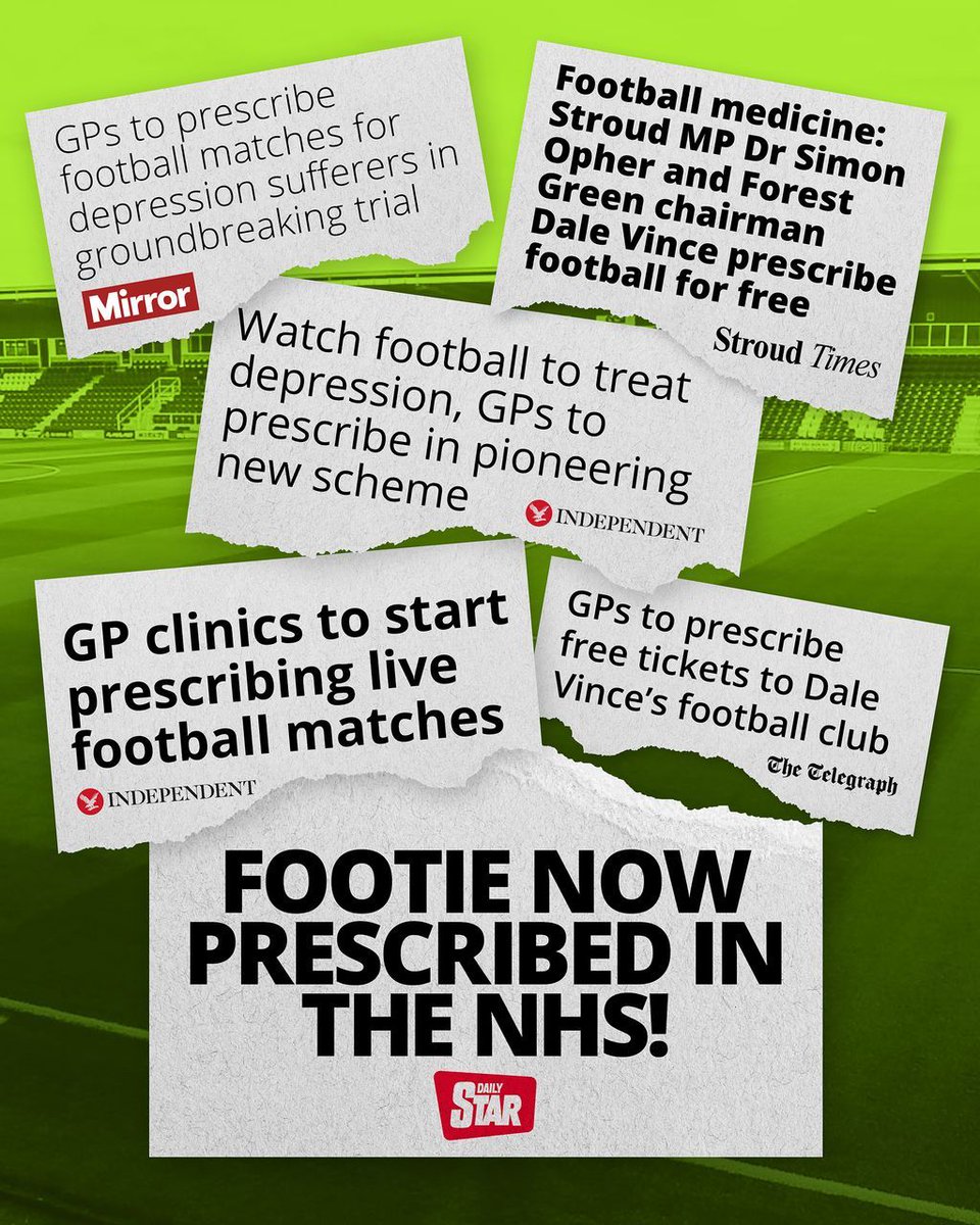 DaleVince's tweet image. Lots of interest in yesterday's announcement, and why not - Football on Prescription is a great idea. Football is such a community thing, what better medicine for anyone feeling isolated or lonely or in any suffering from mental health issues. Come and be a part of the buzz at…