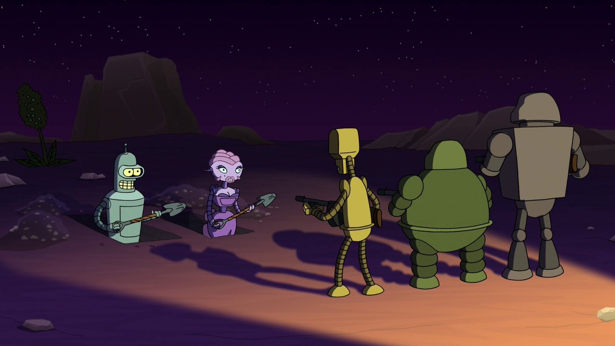 QuotesFuturama's tweet image. Okay, we finished digging this shallow grave. Can we go now?
#Futurama