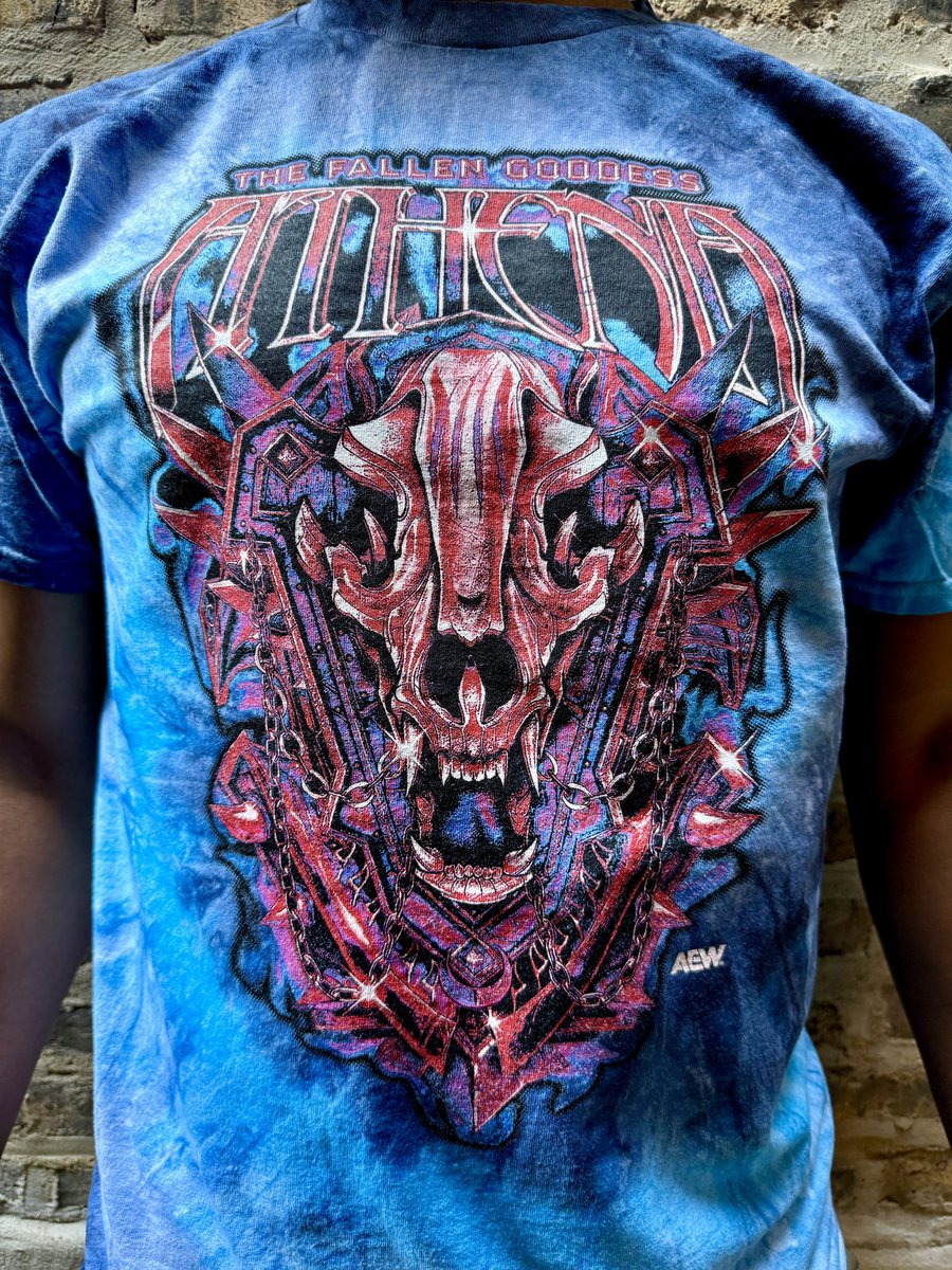 PWTees's tweet image. Longest reigning @ringofhonor champion and AEW Casino gauntlet match winner 🏆 @AthenaPalmer_FG “The Fallen Goddess” Tie-dyed shirt is this week’s Top Rope Tuesday. Available till 7-29 🔗 Link Below
pwtees.co/4o33ReP