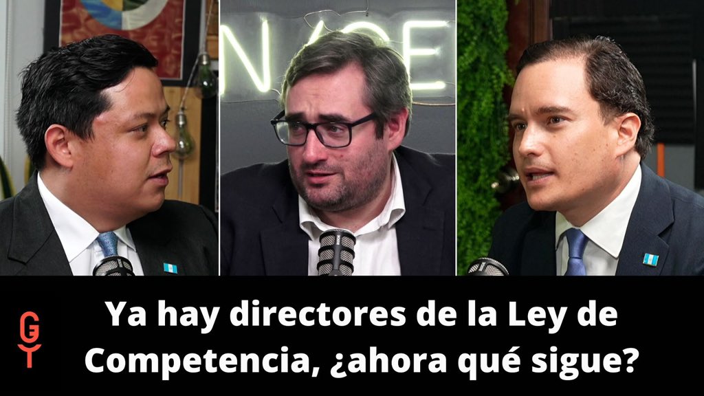 tangentegt's tweet image. ⚖️ Ya hay directores de la Ley de Competencia, ¿ahora qué sigue?
@DarwinHK conversa con Javier Bauer y Édgar Guzmán, los dos directores recién electos, sobre cómo fue el proceso de selección, los retos que enfrentan, las dudas públicas y los primeros pasos de esta nueva…