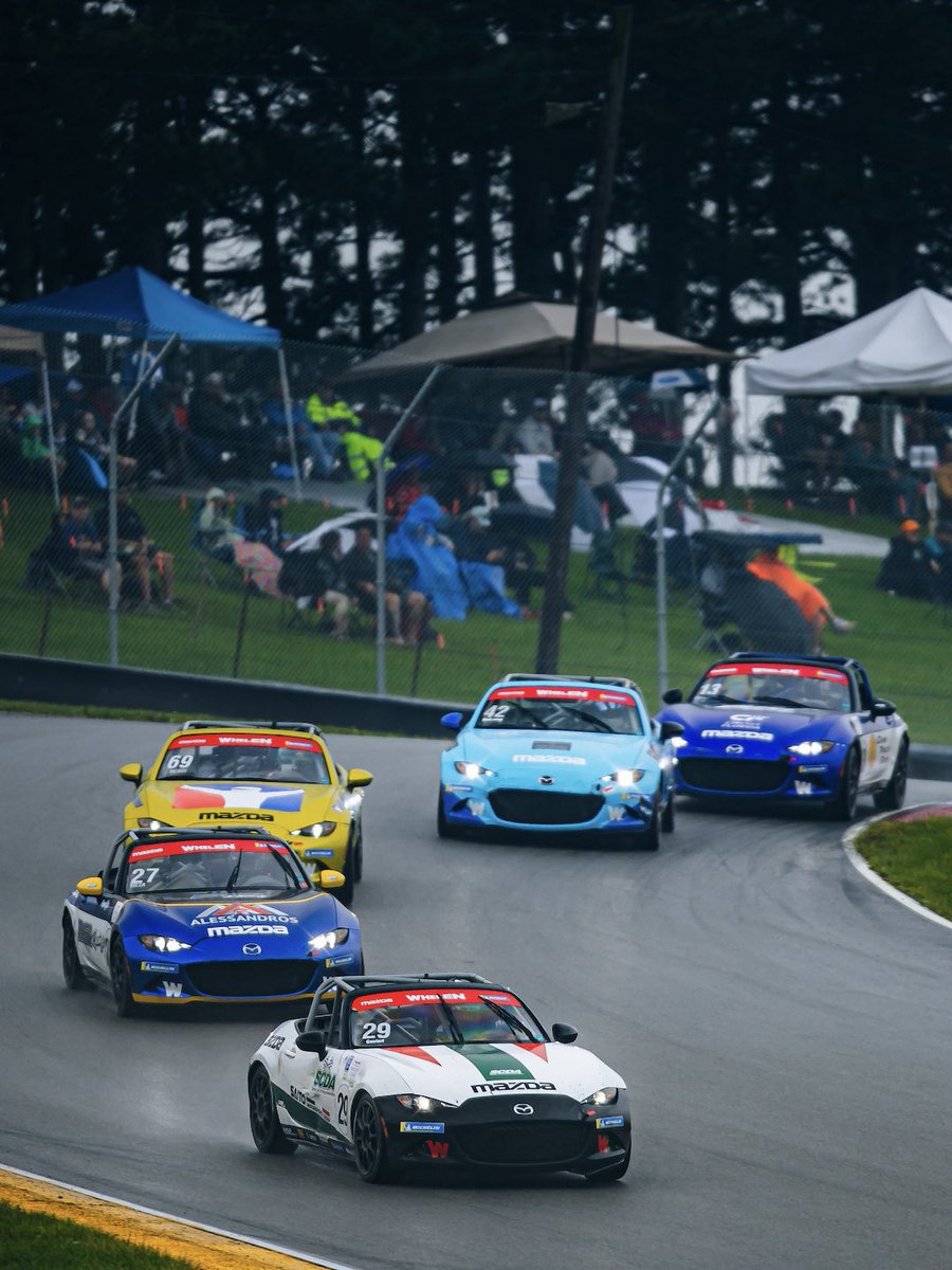 Racing through the rain with #MX5Cup. 

#MazdaMotorsports