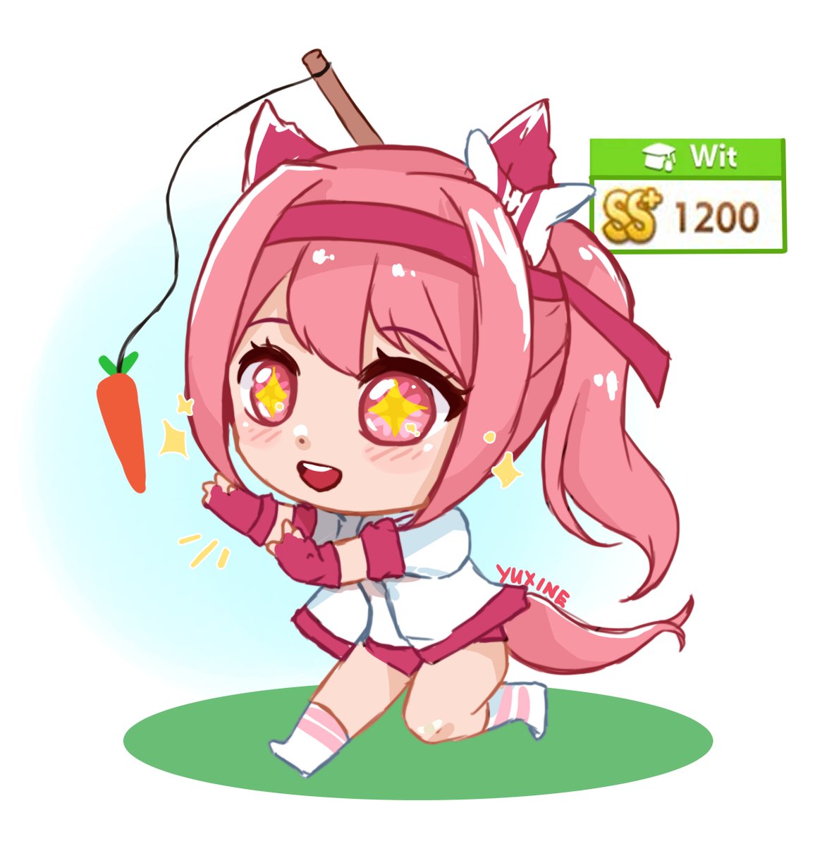 Yuuxine's tweet image. You might not like it but this is the rare 500 IQ Haru Urara
#umamusume