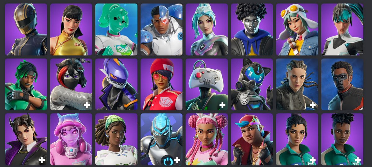 NeonSlice's tweet image. What&apos;s your favorite skin out of these?

🟥🟧🟨🟩🟦🟪🟫