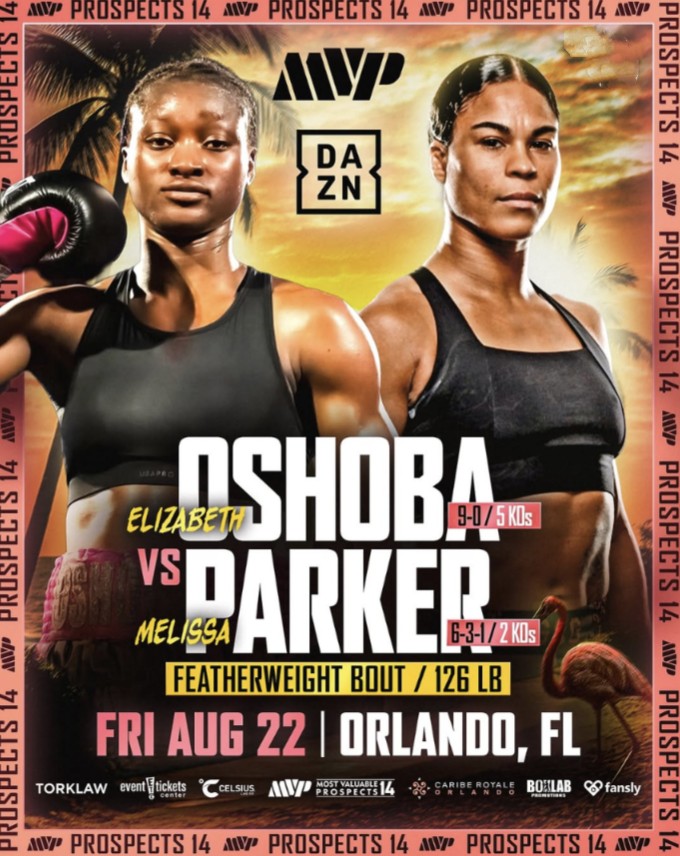 letsgomanage's tweet image. Time to make a statement in America!
Let's Goooooo @ElizabethOshoba !
๐๏ธ 22nd August
๐ Florida, Orlando ๐บ๐ธ
Live @DAZNBoxing ๐บ
@MostVpromotions
@jakepaul