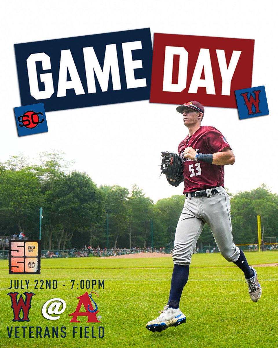 WarehamGatemen's tweet image. We're live at Chatham for our SportsCenter game! Don't look away or you might miss a highlight! ⚾️
🆚 Chatham (13-13-3)
📅 Tuesday, July 22, 2025
🏟️ Veteran’s Field
⏰ 7:00PM
📺 capeleaguetv.com/warehamgatemen/ and m.youtube.com/@WarehamGateme…
#GuardTheGate #GoGatemen