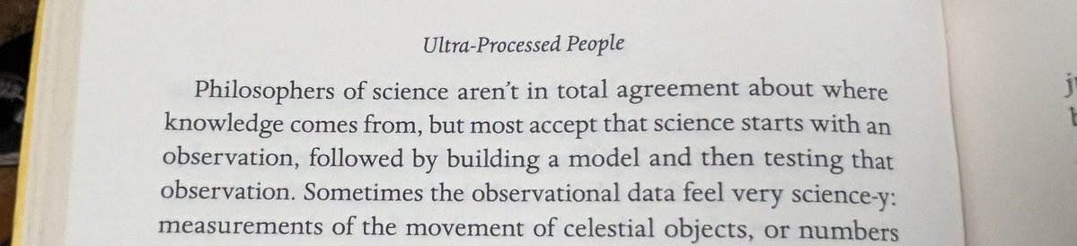DrJamesEglinton's tweet image. If your philosophers of science tell you this, you need some better philosophers of science.
Philosophy, not observation, is the starting point of scientific knowledge. So much goes before observation, starting with that individual’s metaphysical assumptions and enculturation.