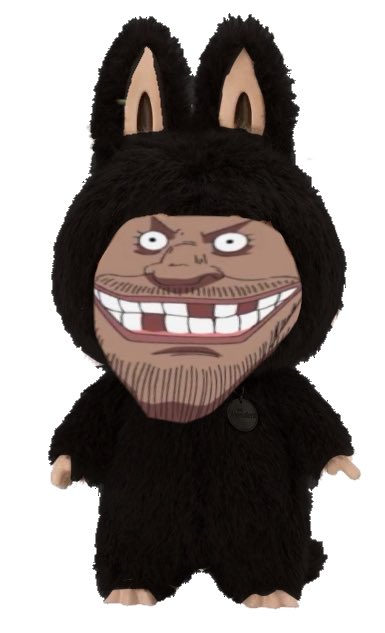 kutkoet's tweet image. I have the one and only marshall d labubu, now this is a real member of the jumpbeard pirates, made in the form of a labubu