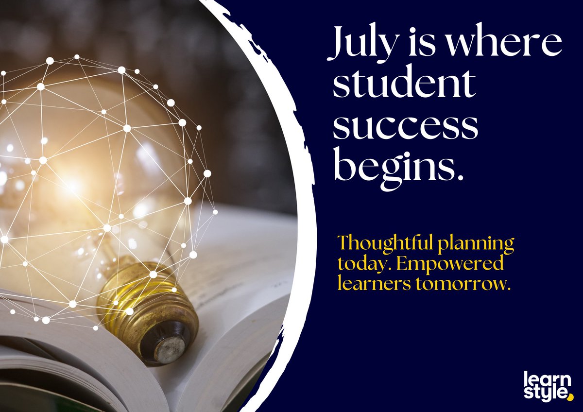 learn_style's tweet image. Forget January—July is the real new year in education.
Planning, prepping, and dreaming big for 2025–2026.
We’re ready. Let’s build something great. 

#BackToSchool #Inclusion #LEARNstyle #NewSchoolYear