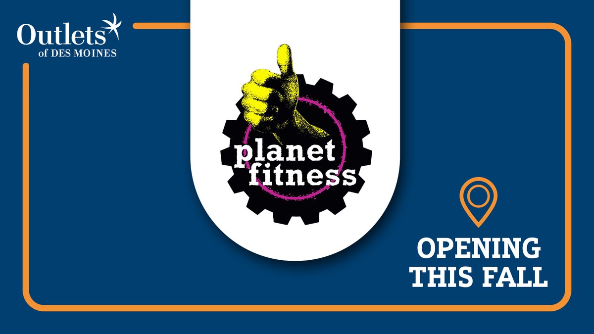 VisitAltoona (@visitaltoona) on Twitter photo This fall, Altoona’s getting even stronger: <a href="/PlanetFitness/">Planet Fitness</a> is coming to the Outlets of Des Moines! 💪🏋👟
Work out, cool down, then shop around for a treat afterwards. Fitness and fun, all under one roof! This fall, Altoona’s getting even stronger: <a href="/PlanetFitness/">Planet Fitness</a> is coming to the Outlets of Des Moines! 💪🏋👟
Work out, cool down, then shop around for a treat afterwards. Fitness and fun, all under one roof!