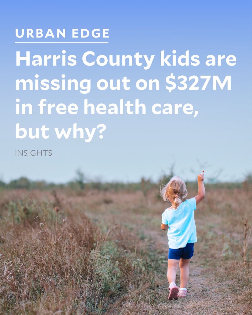 Kinder Institute for Urban Research (@ricekinderinst) on Twitter photo CHIP is Harris County’s most underused public aid program — with $327 million going unclaimed each year. <a href="/Connective_tx/">Connective</a>, a Houston nonprofit, is helping families tap into benefits they already qualify for.
Read more in the Urban Edge: bit.ly/4oeOMXU CHIP is Harris County’s most underused public aid program — with $327 million going unclaimed each year. <a href="/Connective_tx/">Connective</a>, a Houston nonprofit, is helping families tap into benefits they already qualify for.
Read more in the Urban Edge: bit.ly/4oeOMXU