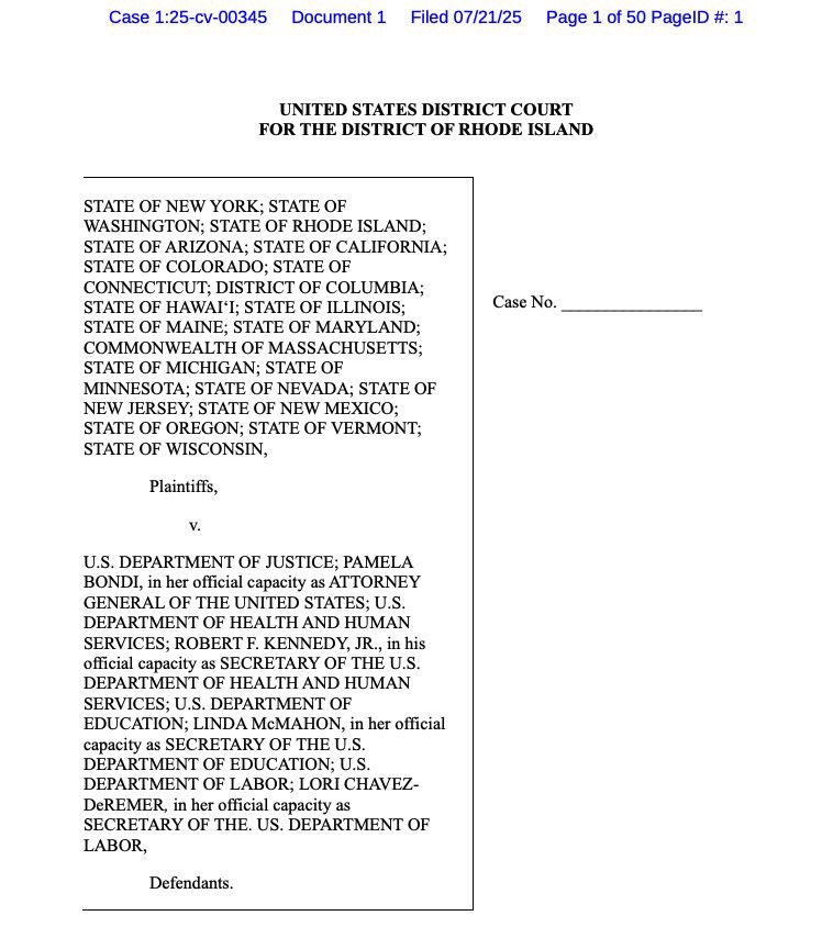 JUST IN: 20 states are suing the Trump admin to KEEP taxpayer-funded benefits for illegals

They want illegals to get Head Start, healthcare, tuition, &amp; more

But Democrats just spent months insisting illegals weren’t getting taxpayer funded benefits…