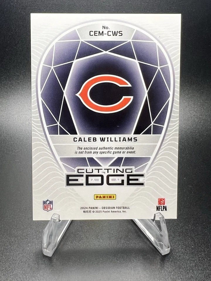 2024 Obsidian Caleb Williams Rookie Dual Mem ~ White Contra Shield ~ CEM-CWS
$760 shipped
#thehobby <a href="/HobbyUnlimited/">Hobby Man</a>