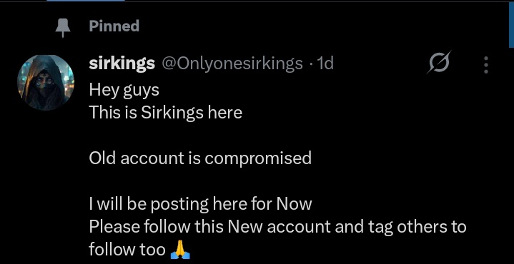 Range__Trader_'s tweet image. Good evening buddies
@Onlyonesirkings lost his previous account, kindly follow him here @Onlyonesirkings