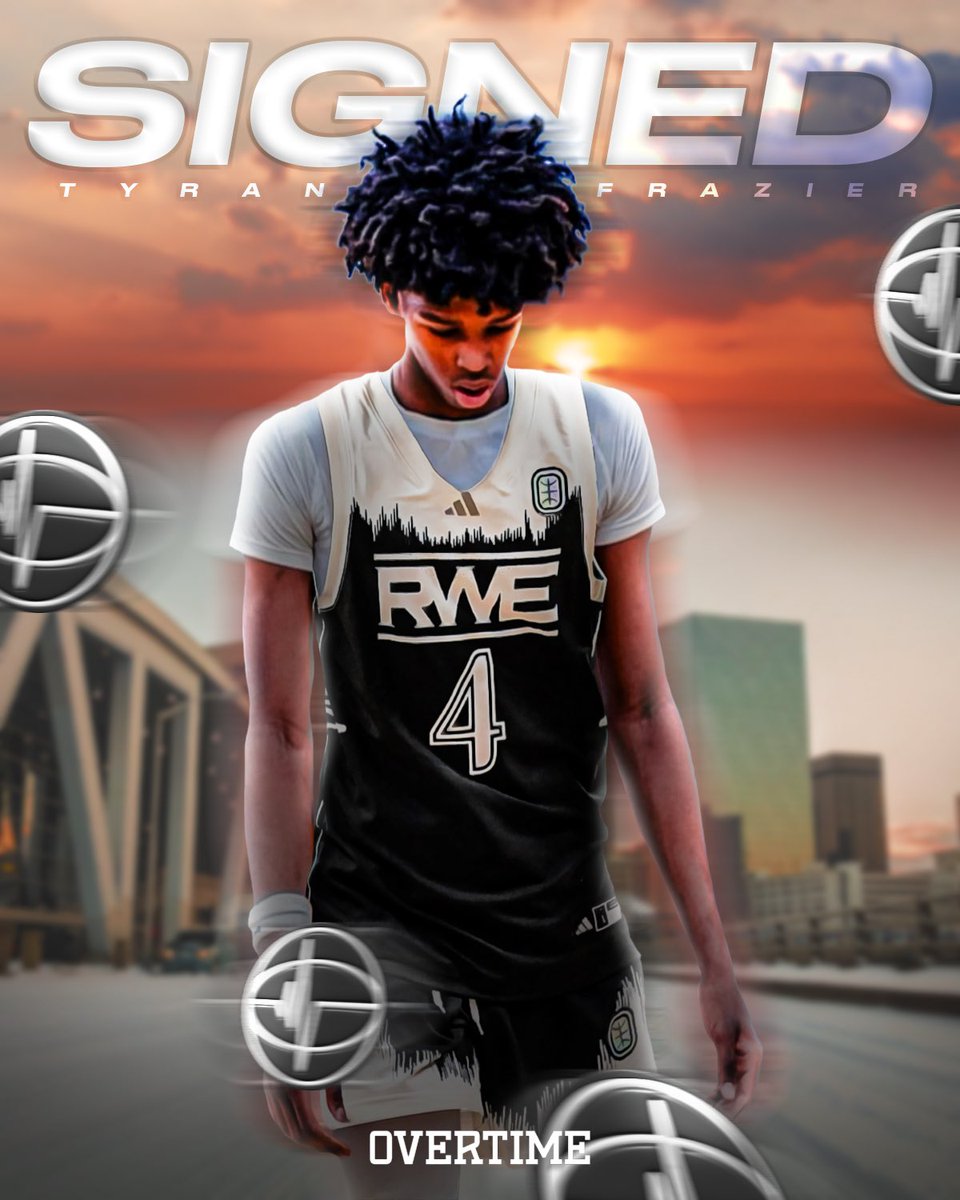 OvertimeElite's tweet image. RWE gets a huge addition with 6’10” TYRAN FRAZIER 🚨 @Tyran_frazier