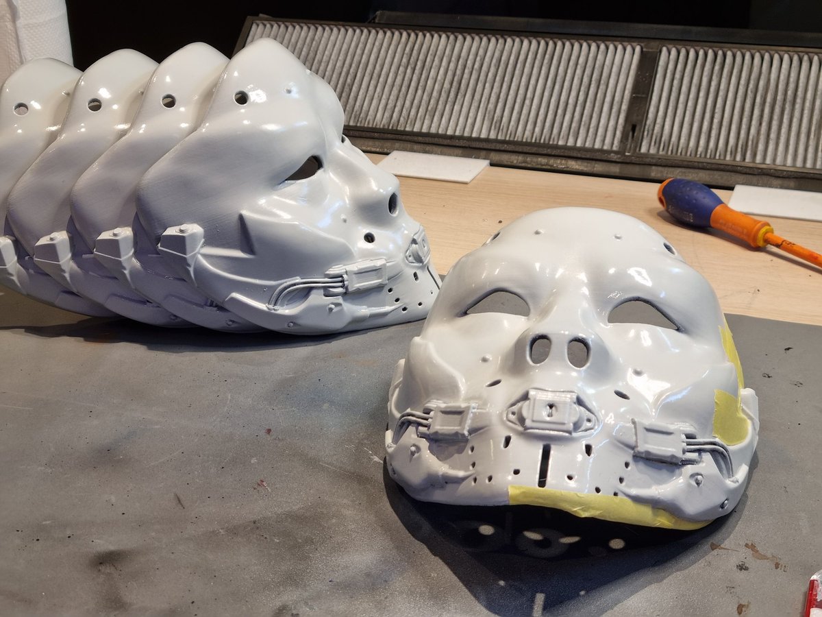 Diio_3dprints's tweet photo. Time to paint some Den Of wolves masks on stream!
#3dprinting #Denofwolves

https://t.co/yiyBZkoORd https://t.co/3JNyL6JFH0