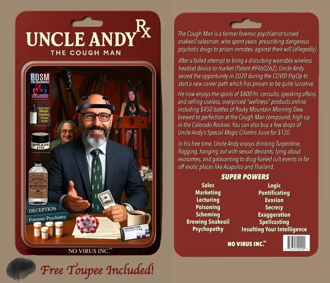 _HOAAX_'s tweet image. Uncle Andy has a Patent registered in his name for a Nuclear Reactor filter to clean the reaction tanks. Yet he thinks Nuclear Fission/Fusion is a hoax.
Sounds like a clear case of patent fraud.( And cognitive impairment)